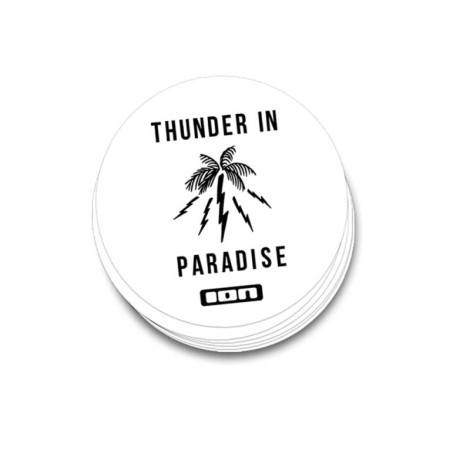 ION Logo Stiker Thunder in Paradise weiß