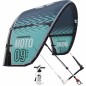 Preview: Cabrinha Moto Freeride Kite Black/Cyan 2021