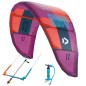 Preview: Duotone Rebel 2019 Freeride Kite Farbe Rot