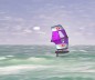 Preview: Duotone Wing Slick CC7 purple/grey Freeride beim Wingsurfen