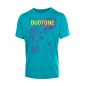 Preview: Duotone Tee SS Rasterized Türkis Kite Mode