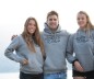 Preview: Fanatic Hoodie Addicted Grau alle zusammen am Beach