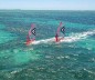 Preview: Severne Convert 024 Freeride Segel Rot mit viel Wind zum Windsurfen