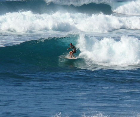 SIC 9.6 Bic Boy AT Surfboard  beim Surfen