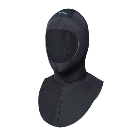 Bare Elastek Wet Hood Black Vorderansicht