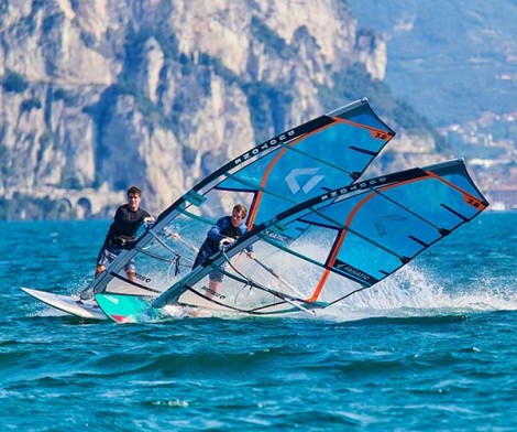 Duotone E_Pace Freeride Segel sehr schnell Windsurfen