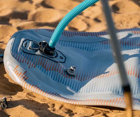 Duotone Flow Air Set SLS C54 iSUP 026 beim Aufpumpen