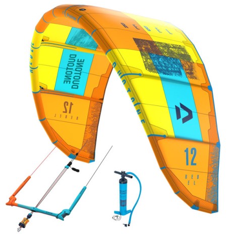Duotone Rebel 2019 Freeride Kite Farbe Gelb