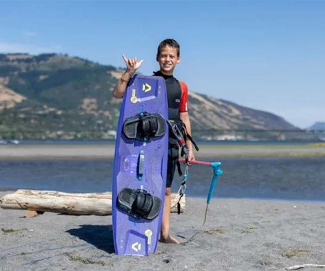 Duotone Shred Kids Freeride Board 2026 vor dem Start