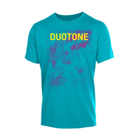 Duotone Tee SS Rasterized Türkis