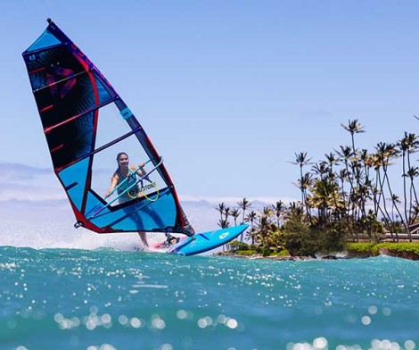 Pro Limit Vault Trapez Black Windsurf  beim Windsurfen