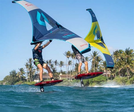 Fanatic Sky Sup Foilboard 6`3 auf der Welle