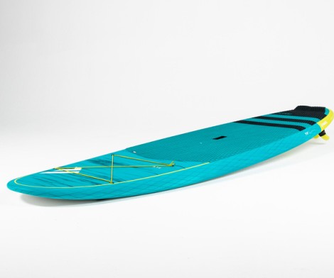 Fanatic Fly Sup Bamboo + Center Finne  Deck Seite
