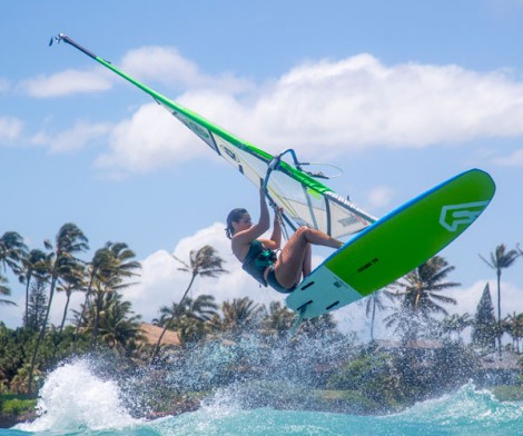 Windsurfen auf Hawaii Maui