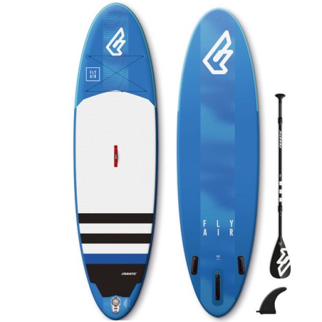 Fanatic Fly Air SUP Board + Carbon Paddel