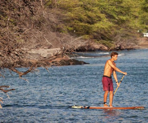 Paddel Spaß im stehen auf dem Fanatic Fly Eco Allround 2019