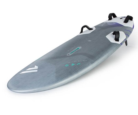 Fanatic Jag LTD Windsurf Slalom Board Model 2022 Draufsicht mit Schlaufen
