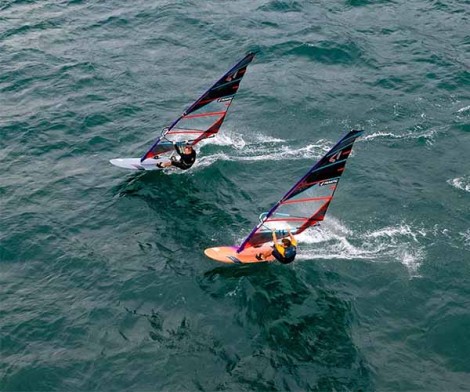 Fanatic Jag LTD Speed 2023 zu weit beim Windsurfen