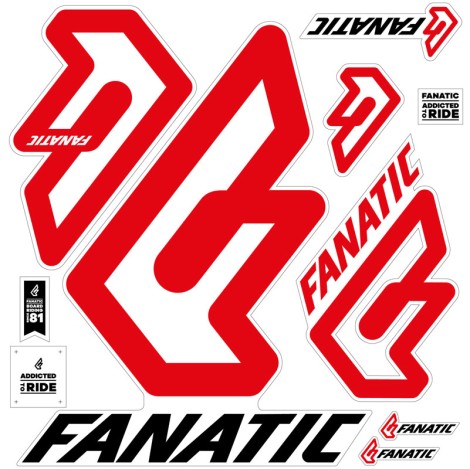 Fanatic Logo Sticker Set