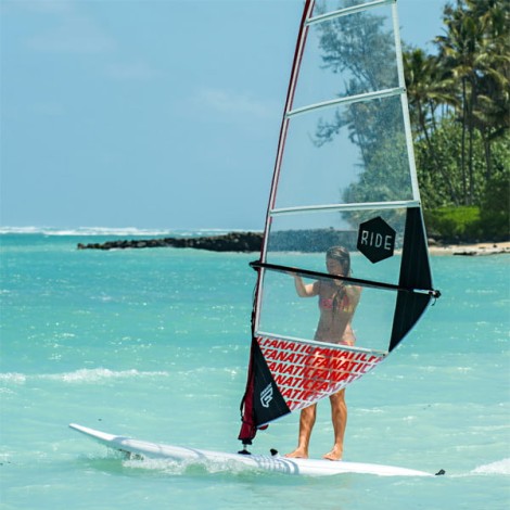 Fanatic Free Ride Rigg beim Windsurfen