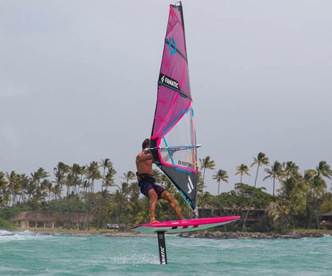 Fanatic Sky Sup Foil beim Windsurf Foilen