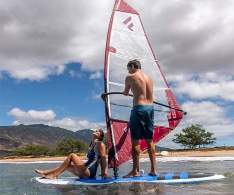 Fanatic Viper HD zu zweit Windsurfen