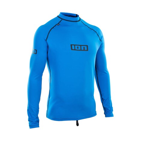 ION Promo Rashguard Men L/S Blue Vorderansicht