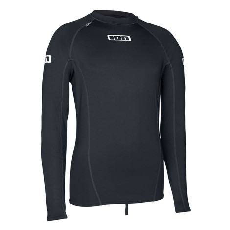 ION Promo Rashguard Men L/S Black Vorderansicht