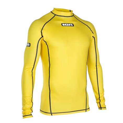 ION Promo Rashguard Men L/S Gelb Vorderansicht