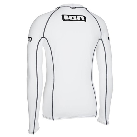 ION Promo Rashguard Men L/S Weiß Rückenansicht