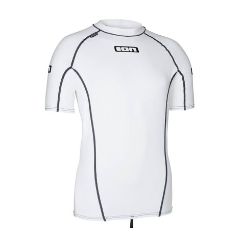 ION Promo Rashguard Men S/S Weiß Vorderansicht