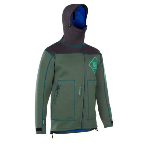 ION Neo Shelter Jacket Grün von vorne