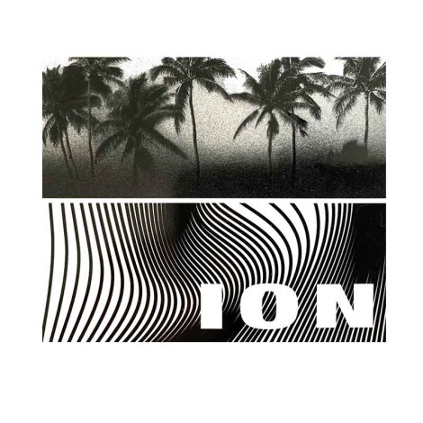 ION Palmen Kunst Sticker