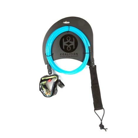 Koalition Surboard Leash 8.0 7mm Waikiki Blau