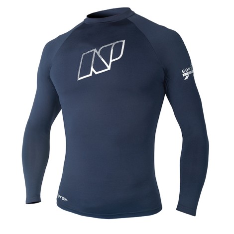 NP Contender Lycra Men L/S blau