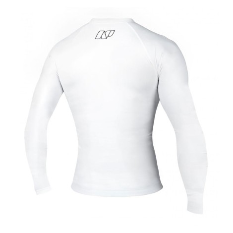 NP Combat Lycra Men L/S weiß  Rückenansicht