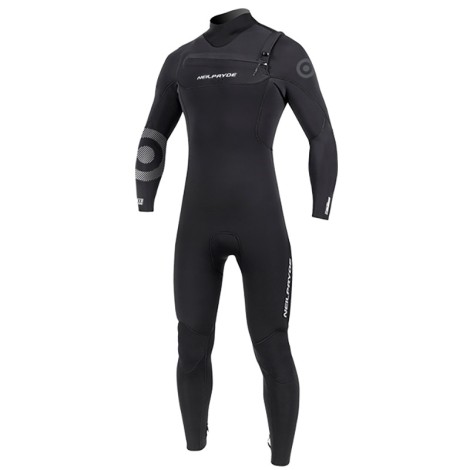 Neil Pryde Cortex Fullsuit 5.4 FZ Schwarz von vorne