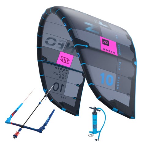 North Kiteboarding Neo + Bar + Pumpe Grün