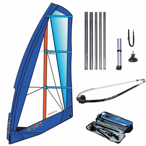 STX Evolve Rigg mit einem 5 Teiligen Mast aus RDM