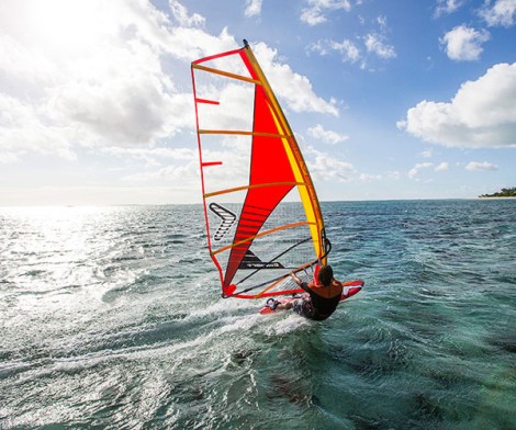 Severne Convert Freeride Segel Heizen auf dem Wasser