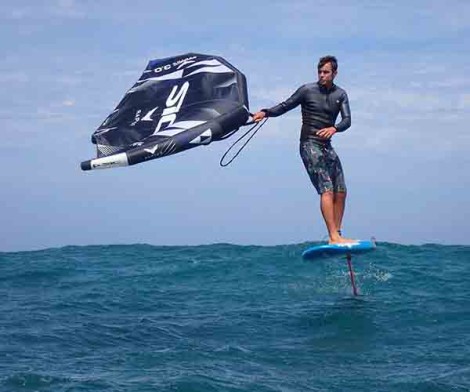 SIC Manta Wingsurf Sup 6.0 Board beim Wingsurfen