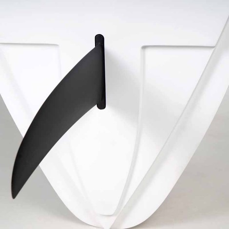 Preview: Starboard Go Windsurf Board 152 L 026 Heckansicht mit Finne