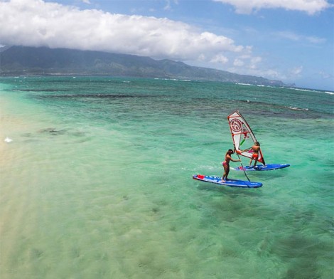 Starboard Windsup mit Finnen  & Center Finne