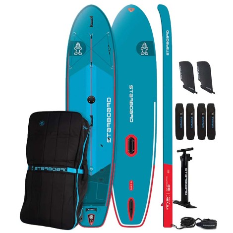 Starboard iGO Windsurf Board 10.8 x 33 Sup 2025 beim Windsurfen