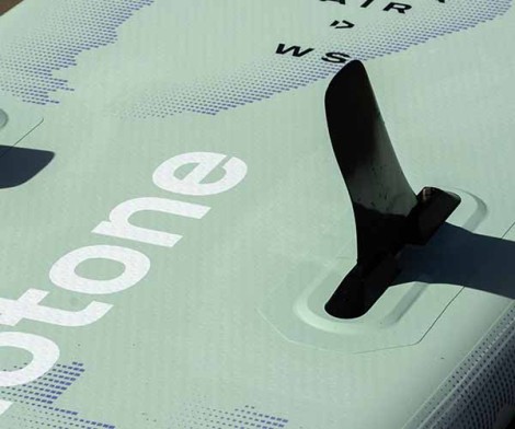 Duotone Alfa Air WS iSUP Windsurf 026 mit Seiten Finnen