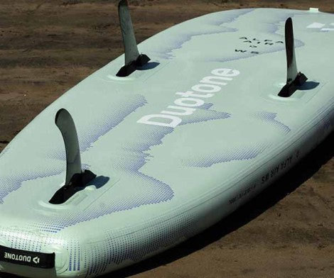 Preview: Duotone Alfa Air WS iSUP Windsurf 026 mit drei Finnen