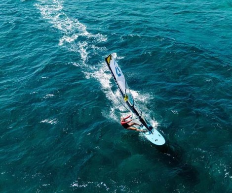 Duotone Blitz Board C56 Aqua Windsurf 026 sehr viel Spaß