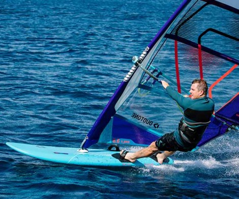 Preview: Duotone Blitz Board C56 Aqua Windsurf 026  sehr schnell