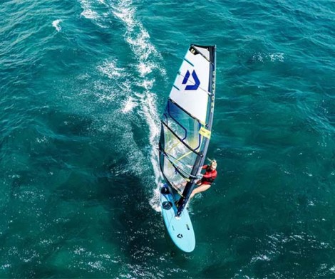 Preview: Duotone Eagle SLS C56 Freeride Board 026 beim heizen