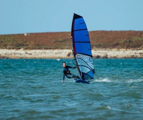 Preview: Loftsails Oxygen HD Blau C1 Windsurf Segel 026 sehr schnell